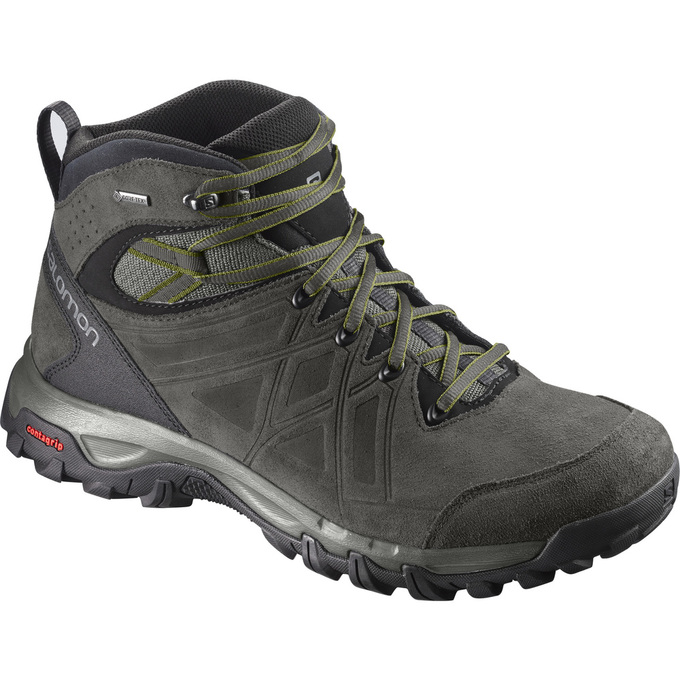 Salomon EVASION 2 MID LTR GTX® Zapatillas Trekking Hombre - Negras - Colombia (80473-WQRB)